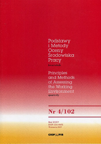 Kwartalnik „Podstawy i Metody Oceny Środowiska Pracy"