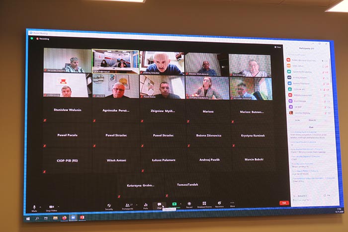 Seminarium szkoleniowe (webinarium) dla cz\u0142onk\u00F3w Sieci Ekspert\u00F3w ds. BHP pt. \u201ESubstancje chemiczne w \u015Brodowisku pracy\u201D, 12 listopada 2020 r., CIOP-PIB,  Warszawa